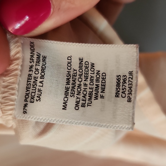 Frenchi Scoop Neck Pin Strip Tank Top - Picture 4 of 5